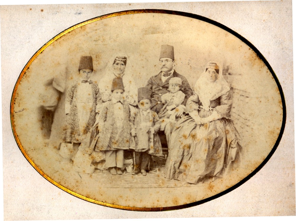William and Tamar and family, c.1867.