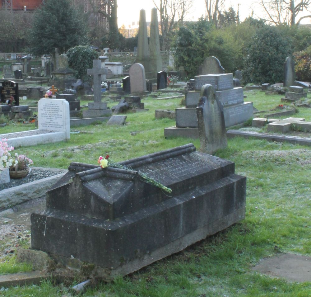 William Cormick's resting place in Kensal Green.