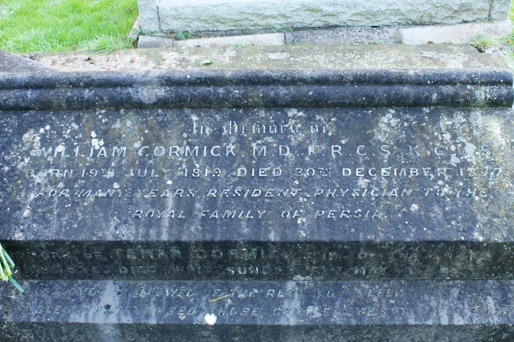 William’s gravestone in Kensal Green.